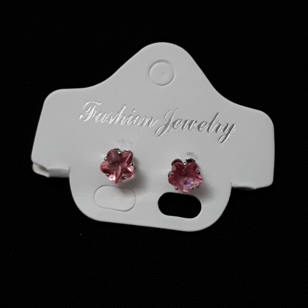 Pink Stud Earrings